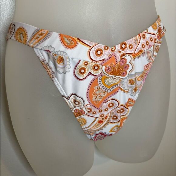Cider Boho Paisley Bikini Bottoms Size Medium - Picture 4 of 6